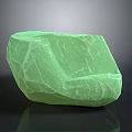 Eco Friendly Green Wood And Stone Decorative Piece With Natural Textured Surface