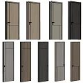 Modern Hinged Doors in Various Styles and Color Options for Home Interior