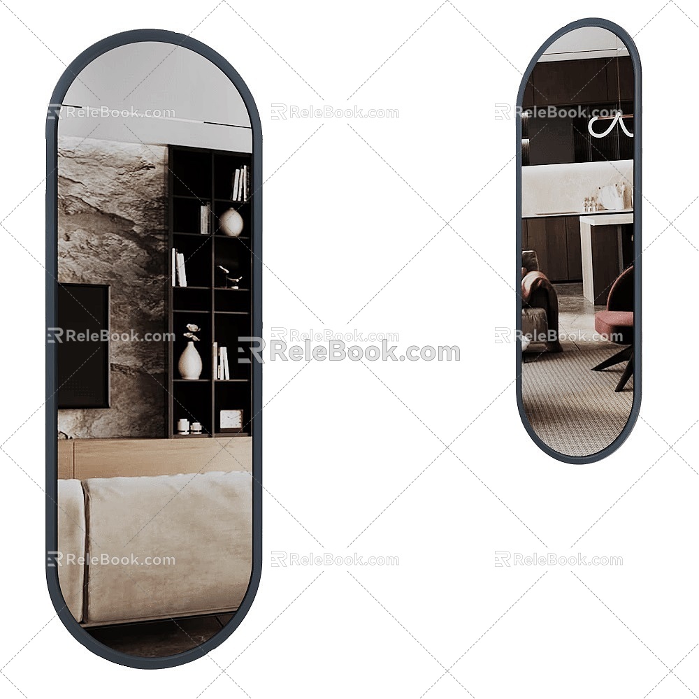 Modern Mirror 3d model