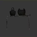 Vintage Metal Kettles On Rustic Iron Stand For Daily Living Supplies
