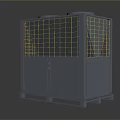 Industrial Equipment Cooling Tower with Grid Front Panel Metal Structure and Double Top Units