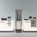 Modern Display Cabinet 3d model