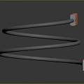 Phone Digital Data Cable With Gray Cord And Colorful Connectors For Charging Devices