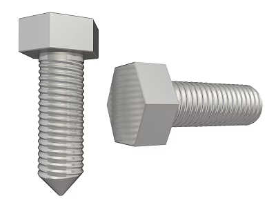 High Quality Metal Hex Head Bolts For Industrial Hardware Applications And Repairs 3d model