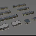 Aerial Planning of Residential Building Layout Design with Multiple Architectural Models