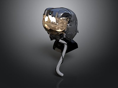 Sci-Fi Helmet Alien Helmet High Tech Helmet Game Helmet 3d model