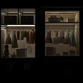 Children's Wardrobe with Hanging Clothes Storage Boxes Decorative Items and Drawers