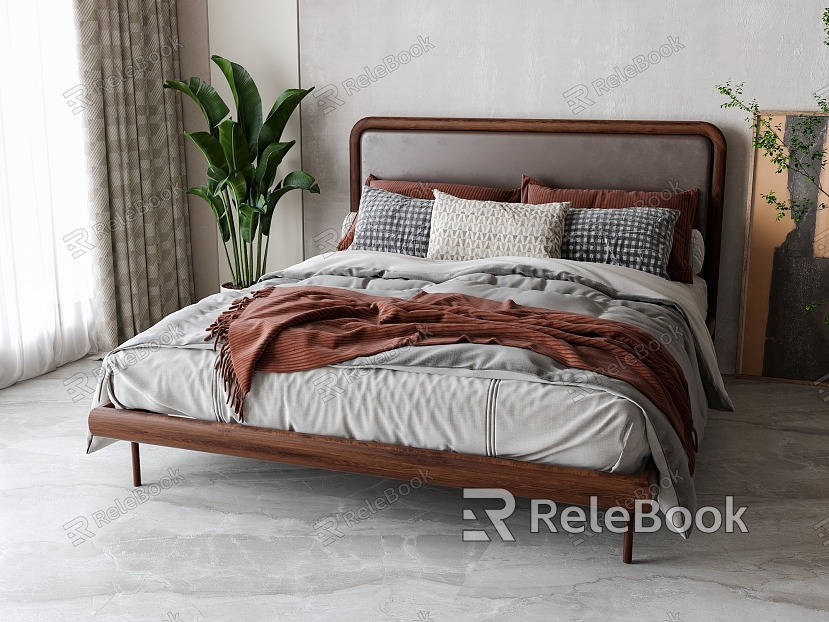 Nordic Double Bed model