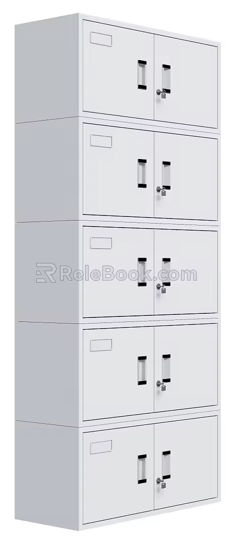 Five-section cabinet 3d model