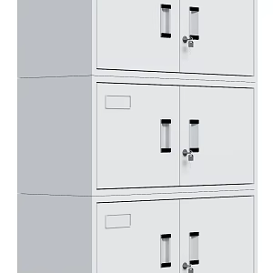 Five-section cabinet 3d model