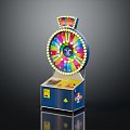 Modern game gaming machine 3d model