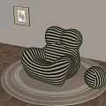 Lazy Sofa Single Sofa 3d model