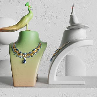 Modern Necklace Jewelry Necklace Jewelry 3d model