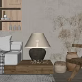 Quiet Table Lamp 3d model
