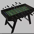 Foosball Table Entertainment Appliance With Player Rods And Sturdy Design For Home