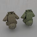Military Style Camouflage Tactical Clothing With Multiple Pockets And Utility Attachments Design