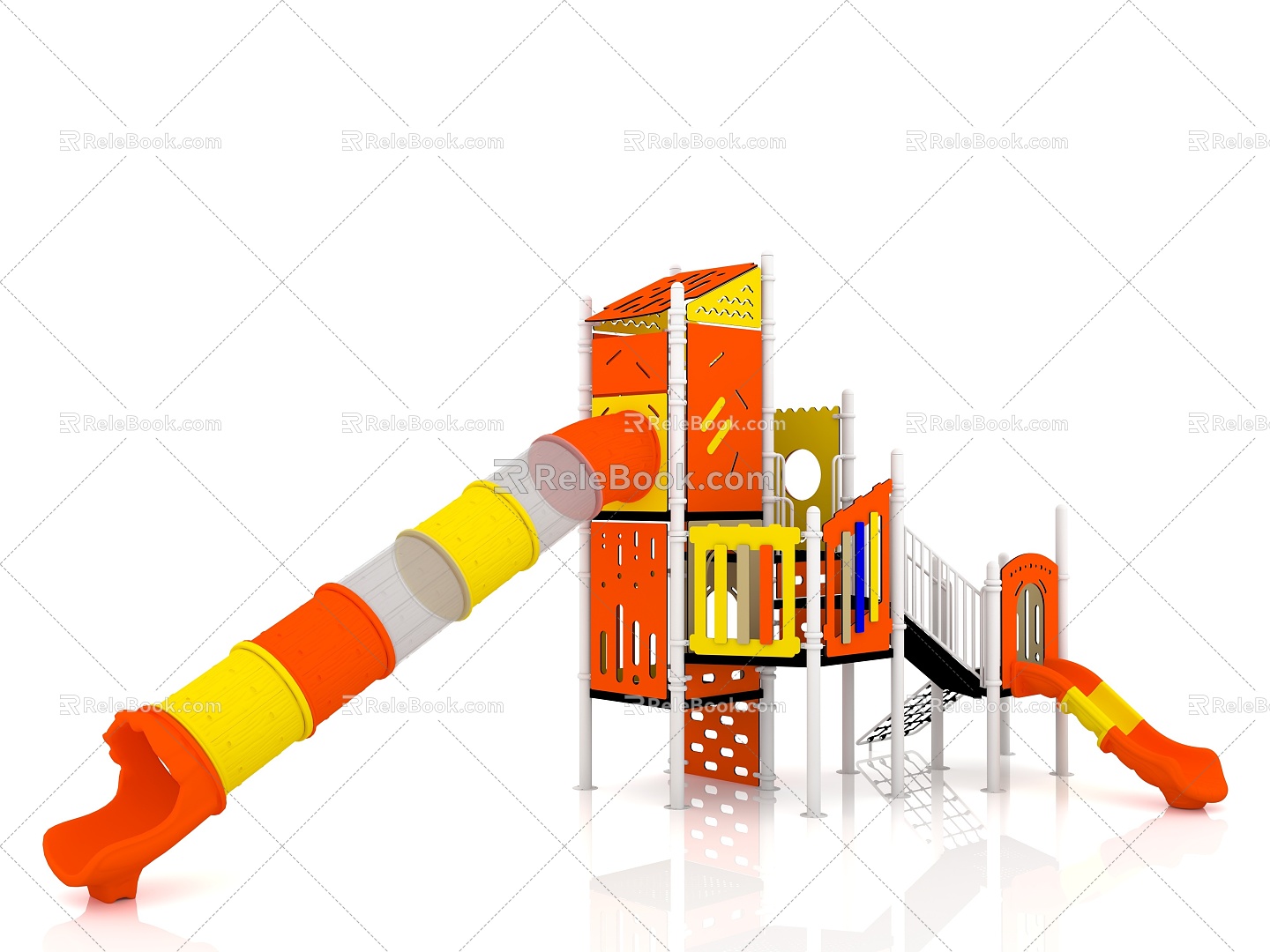 Children's Outdoor Slide Combined Slide Children's Combined Slide Slide Slide Multifunctional Slide Multiplayer Outdoor Slide 3d model