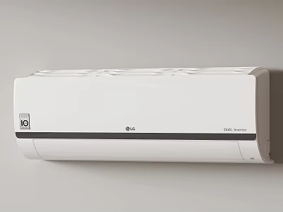 LG Air Conditioner Fan Modern White Wall Mounted Design For Home Use 3d model