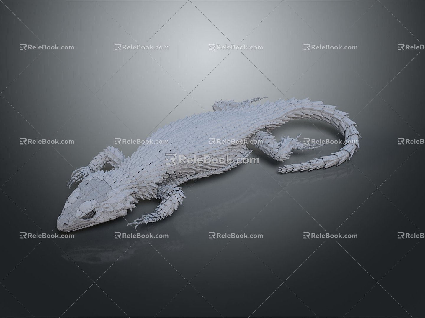 Lizard Anime Lizard Cartoon Lizard Reptile Cold Blooded Animal Reptile Reptile 3d model