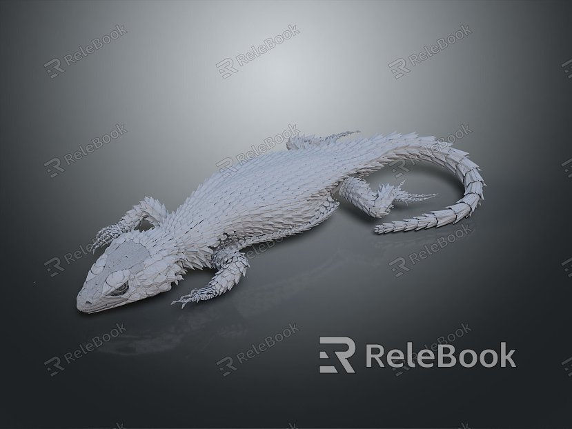 Lizard Anime Lizard Cartoon Lizard Reptile Cold Blooded Animal Reptile Reptile model