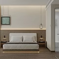 Modern Hotel Room Interior With Hanging Robes Backlit Mirror And Marble Countertop