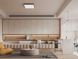 modern living room 3d model