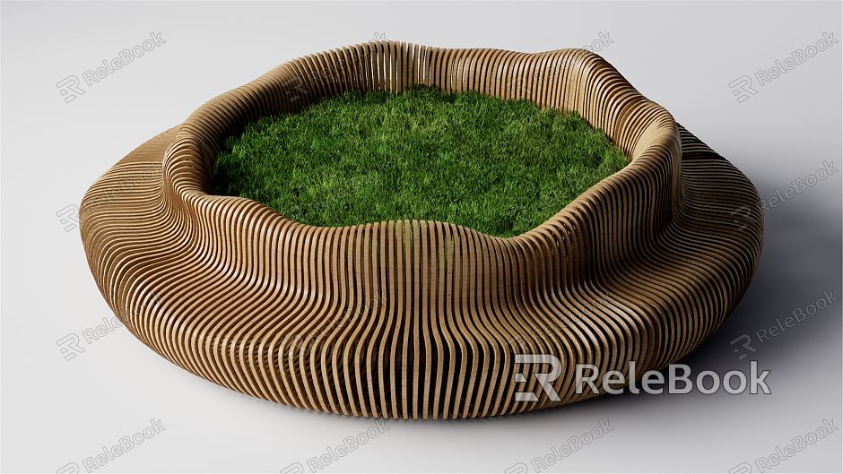 Modern Outdoor Chair Special-shaped Tree Pool Special-shaped Landscape Seat Outdoor Seat Landscape Seat model