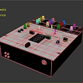 Professional Audio Mixing Console With Multiple Knobs Faders And Control Panel