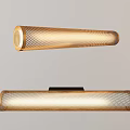 Modern Gold Metal Mesh Wall Lights With Cylindrical Sleek Contemporary Design