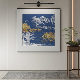 New Chinese Decorative Painting 3d model