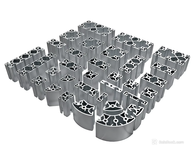 Modern School Building Architectural Design With Contemporary Metal Structure And Glass Elements 3d model