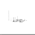 Industrial Storage Tanks and Towers with Supporting Equipment in Industrial Facility