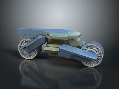 Modern Jet Motorcycle Sci-Fi Motorcycle Concept Motorcycle Flying Car 3d model