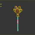 Scepter Ancient Scepter Cane Ancient Scepter Magic Scepter Metal Scepter Classical Scepter Magic Scepter 3d model