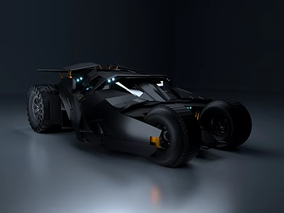Modern Batmobile 3d model
