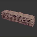 Essential Durable Stacked Sandbags For Household Practical Storage And Emergency Needs