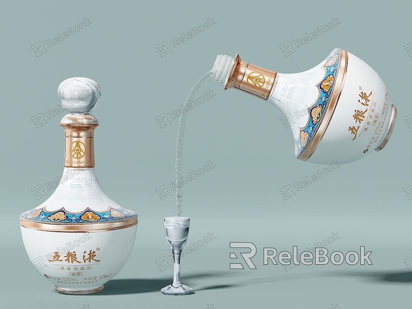 Famous Liquor Liquor Liquor Water Famous Liquor Wuliangye model