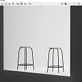 Bar Chair Bar Stool 3d model