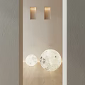 Moon Shaped Floor Lamps With Realistic Texture For Modern Home Interior Lighting
