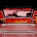 2020 Military Industry Memory Annual Ceremony Stage With Big Screen Displaying Figures On Scene