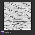 Detailed Structural Component Featuring Cracked Surface Texture And Linear Patterns