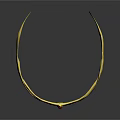 Golden Tiara With Intricate Leaf Shaped Curved Lines And Red Green Gemstones