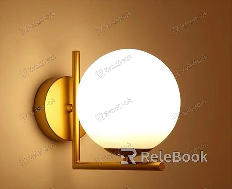 Crystal Wall Lamp Bedroom Modern Simple Reading Bedside Lamp American Nordic Style Balcony Wall Lamp model