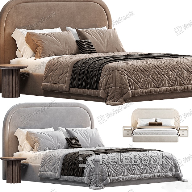 Modern Double Bed model