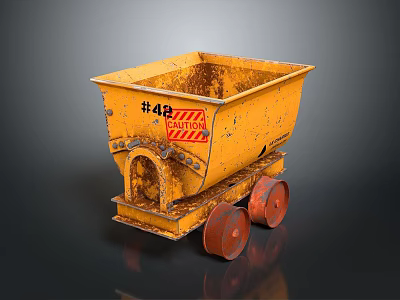 Modern mine truck coal mine truck mine truck coal truck 3d model