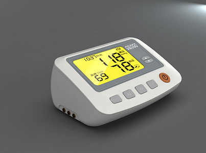 Modern Medical Equipment Blood Glucose Meter 3d model