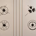 Four Modern Minimalist Clocks With Sleek Lines Black White Design On Light Wall