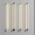 Modern Minimalist Wall Lamps With Slim Design And Soft Lighting In Black White Gold