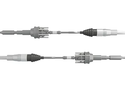 High Quality Automotive Drive Shaft Assembly With Connector And Bearing Components 3d model