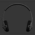 Comfortable Over Ear Headphones With Soft Earpads And Adjustable Headband 3d model